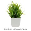 Unique Bargains Artificial Plants Spring Grass Arrangement Plastic 2.76"x2.76"x7.09" 1 Pc - 3 of 4