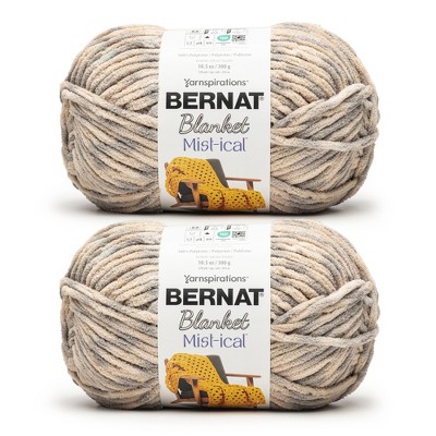Bernat Blanket Mist-Ical Yarn 24 Pack-Gray Cloud
