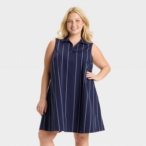 Women's Mini Shirtdress - Ava & Viv™ - 1 of 3