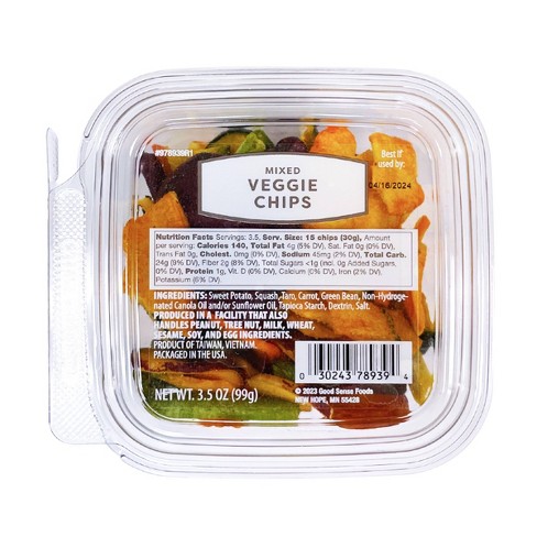 Mixed Veggie Chips - 3.5oz : Target