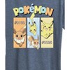 Women's - Pokémon - Pikachu and Eevee Pastel Short Sleeve Graphic T-Shirt - 2 of 4