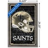 Trends International NFL New Orleans Saints - Neon Helmet 23 Framed Wall Poster Prints - 3 of 4