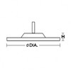 AFX Edge Round 1 - Light Pendant in  White - 2 of 4