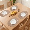 REGALWOVEN Farmhouse Placemats Set of 4 Woven Placemats for Home and Kitchen, Kitchen Table Mat Wipe Clean - 3 of 4
