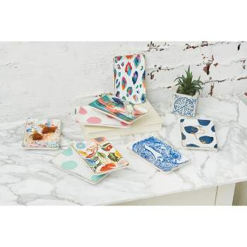 Kate Aspen Boho Rainbow Trinket Dish (Set of 3) - Candy Dish, Shower Prize,  Decorative Tray, Ring Holder, Jewelry Tray, Home Décor (23270NA)