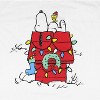 Seven Times Six Peanuts Men's Snoopy Wishful Thinking Christmas Xmas Holiday T-Shirt White - 4 of 4