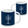 THE LORD OF THE RINGS Tree of Gondor Ceramic Coffee Mug  Novelty Gift Mugs for Coffee  Tea and Hot Drinks  11oz  White - 2 of 4