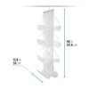 OSTO Hanging Purse Organizer; 2-Sided, 8 Pockets, Swivel Hook; Closet Handbag Holder and Organizer for 8 Purses - 4 of 4