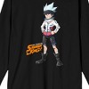 Shaman King Horohoro Crew Neck Long Sleeve Men's Black Tee - 3 of 3