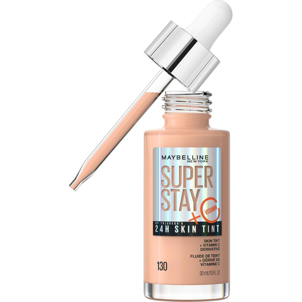 Photos - Other Cosmetics Maybelline MaybellineSuper Stay 24HR Skin Tint Foundation Serum with Vitamin C - 130 
