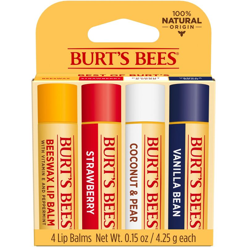 Burt&#39;s Bees Lip Balm Best of Burt&#39;s - 4ct, 5 of 17
