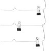 (3 pack) 6-Tier Pant & Skirt Hanger, Heavy Duty Chrome Metal, Space Saving, 1 Count - 3 of 4