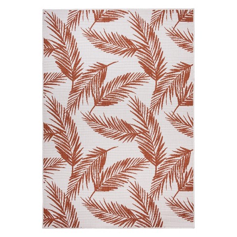 World Rug Gallery Contemporary Flowers Weather Resistant Reversible  Indoor/outdoor Area Rug : Target