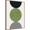 Amanti Art Circle composition 11 by Vitor Costa Framed Canvas Wall Art - 3 of 4