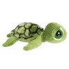 Aurora Medium Slide Sea Turtle Dreamy Eyes Enchanting Stuffed Animal Green 10" - image 3 of 4