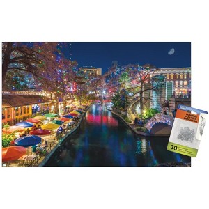 Trends International Beth Sheridan - San Antonio Holiday Unframed Wall Poster Prints - 1 of 4