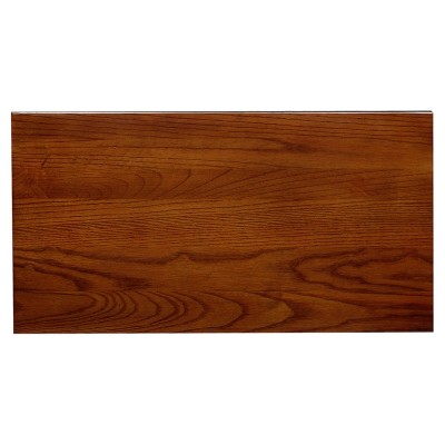 Medium Oak Mission End Table with Drawer and Shelf