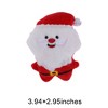 Unique Bargains Christmas Brooches Santa Claus Plush Red White 1 Pcs - 3 of 4
