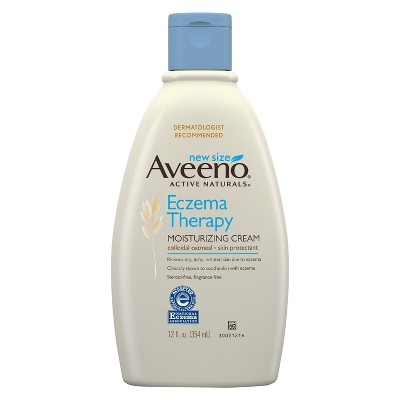 Aveeno Eczema Therapy Daily Moisturizing Cream With Oatmeal - 12oz : Target