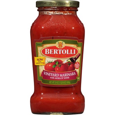 Bertolli Marinara With Burgundy Wine Pasta Sauce - 24oz