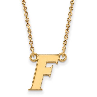 Black Bow Jewelry 10k Yellow Gold Florida Gators NCAA Necklace 18 Inch