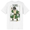 Avatar The Last Airbender Toph, Mountains, Green and yellow frame on White Short Sleeve Adult T-Shirt - 3 of 3