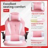 FDW Gaming Chair Office Chair with Lumbar Support PU Leather Video Game Chairs for Adults - 4 of 4