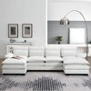 NicBex Modern 110" Sectional Sofa Modular U Shaped Sofa Couch with Waist Pillows for Living Room Apartment - 3 of 4