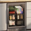 TROPOW Chest Freezer Baskets,  Pack Stackable Chest Organisers Baskets with Folding Handles for 198L Sort Frozen Foods, Add Space Easy Access - 3 of 4