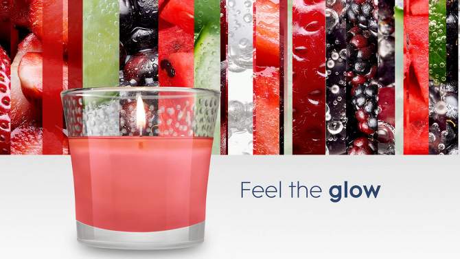 Glade 2-in-1 Candles - Bubbly Berry Splash &#38; Watermelon Refresher - 6.8oz/2ct, 2 of 21, play video