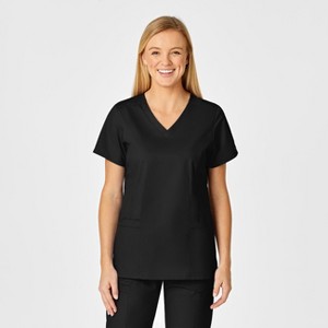 Wink WonderWORK Women's Shaped V-Neck Scrub Top - 1 of 4
