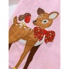 MyKids-USA Crew Neck Girls Deer And Bird Pattern T-Shirt In European And American Style For Summer - 4 of 4