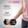 HolaHatha Hex Dumbbell Set with Hand Weights and Storage Rack - 4 of 4