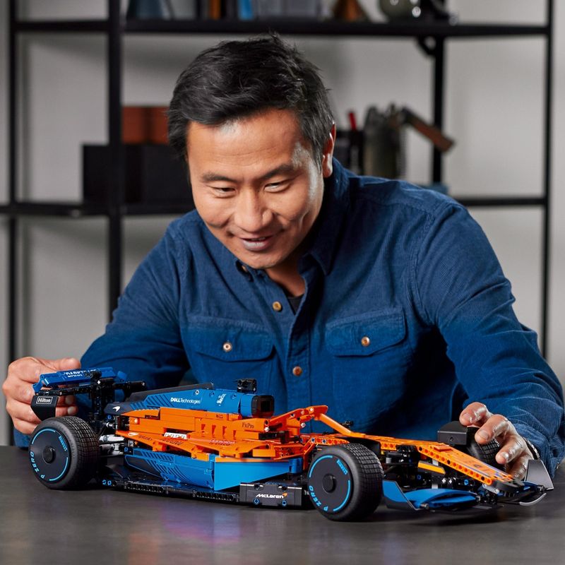 LEGO Technic McLaren Formula 1 2022 Race Car Model Set 42141, 4 of 10