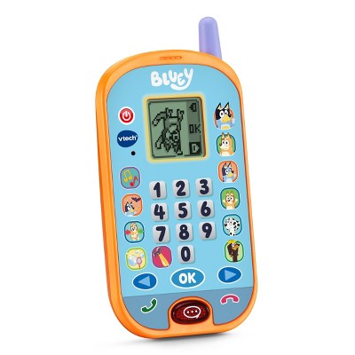 Blue and Orange Interactive Toy Phone with AAA Batteries