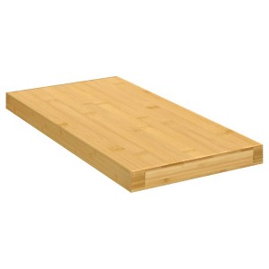 vidaXL Wall Shelf 15.7 in.x7.9 in.x1 in. Bamboo - 1 of 4