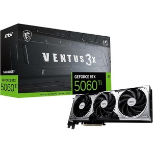 MSI Gaming RTX 5060 Ti 16G Ventus 3X OC 16GB GDDR7 Graphics Card G506T-16V3C - 1 of 1