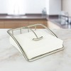 Spectrum Diversified Euro Holder Flat Weight Arm Modern Kitchen Organization Stand & Paper Cocktail Napkins Dispenser Satin Nickel - 4 of 4