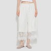 Women's Mid-Rise Bloomer Pants - Wild Fable™ White - 3 of 4