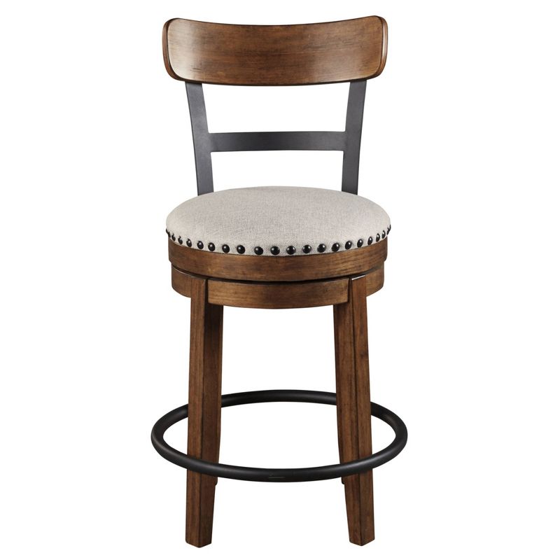 Valebeck Upholstered Swivel Counter Height Barstool - Signature Design by Ashley, 3 of 9