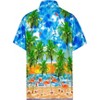 HAPPY BAY Mens Hawaiian Short Sleeve Button Down Shirt Men's Vacation Shirts Summer Beach Casual Tropical Shirts for Men Funny - 2 of 3