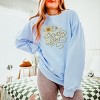 Country Girl Rope Watercolor  - Womens Lightweight Garment Dyed Sweatshirt - 2 of 3