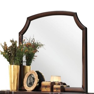 FONTOI Mirror Furniture Oval Wall Mirror Smooth Frame Design Enhances Modern Elegance for Bedroom Living Room Entryway Décor, Espresso, 1"*41"*37" - 1 of 4