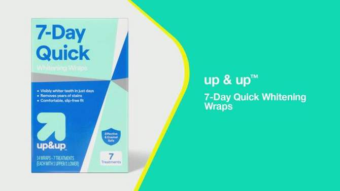 7-Day Quick Whitening Wraps - up &#38; up&#8482;, 2 of 7, play video