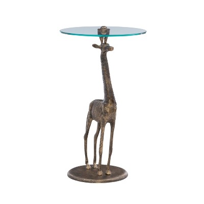 Griffin Giraffe Side Table Bronze - Powell