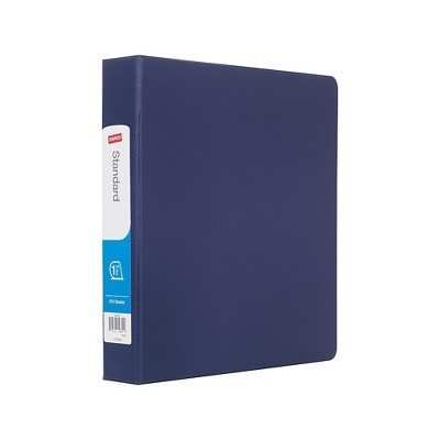 Staples Standard 1 1/2" 3-Ring Non-View Binder Blue (26413-CC) 55361/26413