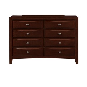 HomeStock USA Linda Merlot Dresser - 1 of 2