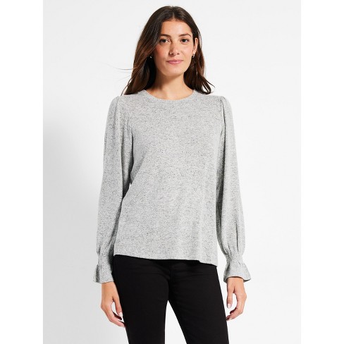 Nic + Zoe Women's Nzt Sweet Dreams Femme Sleeve Tee : Target