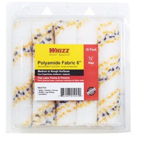 Whizz Polyamide Fabric 6 in. W X 1/2 in. Mini Paint Roller Cover 10 pk - 1 of 1