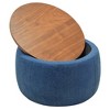 LOVMOR Round Storage Ottoman - 4 of 4